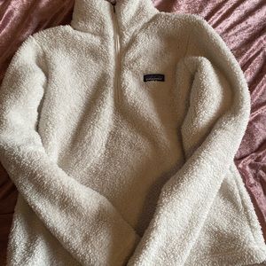 Patagonia White 1/4 Zip Los Gatos